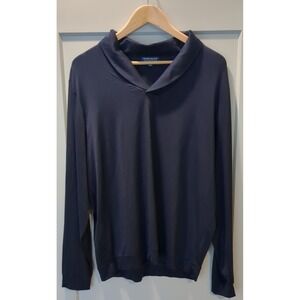 Peter Millar Womens Crown Crafted Shall Collared Long Sleeve Pullover Shirt Sz L